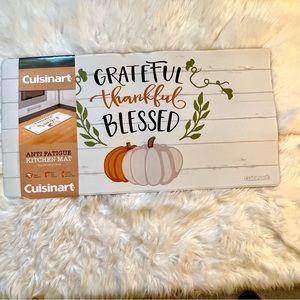 CUISINART “GRATEFUL, THANKFUL, BLESSED”ANTI-FATIGUE KITCHEN MAT 20X39in